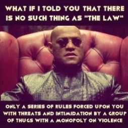 No such thing as the law Morpheus meme