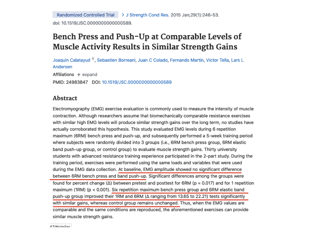 Push Ups Vs Bench Press