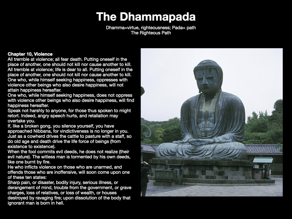 Dhammapada Chap 10 violence Dhammapada Chap 10 violence